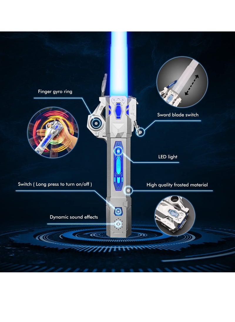 Cool Baby Style - COOLBABY Kids Light-Up Lightsaber RGB 7 Colors Replaceable 3 Modes FX Sounds Expandable Lightsaber Set for Metroid Warriors - Image 1