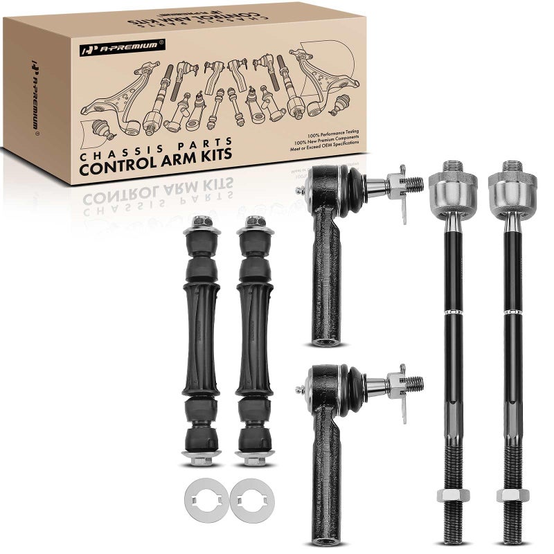 A-Premium APremium Set of 6 Front Sway Bar Link Inner Outer Tie Rod End Compatible with Chevrolet GMC Cadillac 20142016 Silverado 1500 Tahoe Suburban Sierra 1500 Yukon XL Escalade ESV