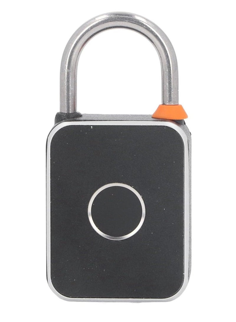Captaintech Fingerprint Padlock Dual Unlocking Methods, Fingerprint Lock of Sturdy Aluminum Alloy, Durable Locker Lock Enhanced Security for Cabinets Fitness Facilities Toolbox - Image 1