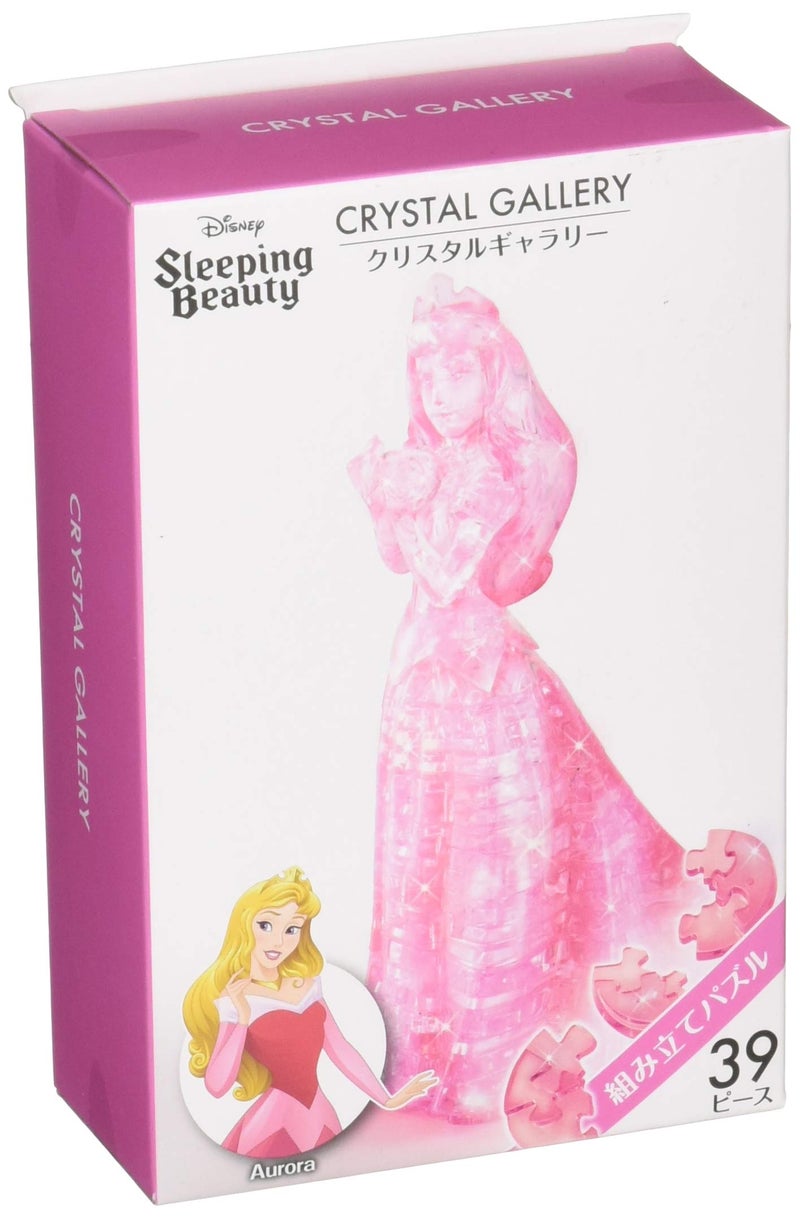 Hanayama 39 Piece 3D Jigsaw Puzzle Crystal Gallery Sleeping Beauty Princess Aurora - Image 2