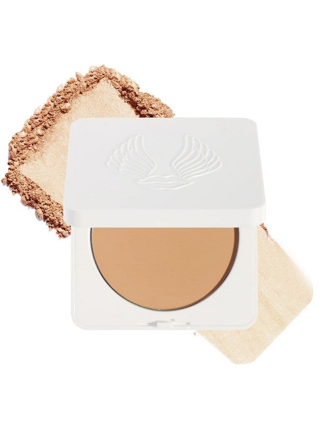 True + Luscious Sheer Halo Complexion Powder Natural Matte Finish Foundation Sheer To Medium Coverage Clean Vegan And Cruelty Free Powder Foundation 0.32 Oz Tan Beige - Image 2