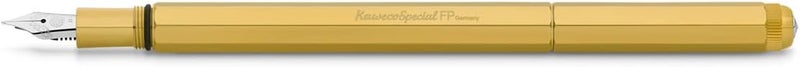 Kaweco Kaweco SPECIAL Fountain Pen Brass I Premium Brass Fountain Pen for Ink Cartridges I Exclusive Fountain Pen 17 cm I Nib B Broad  - Image 1