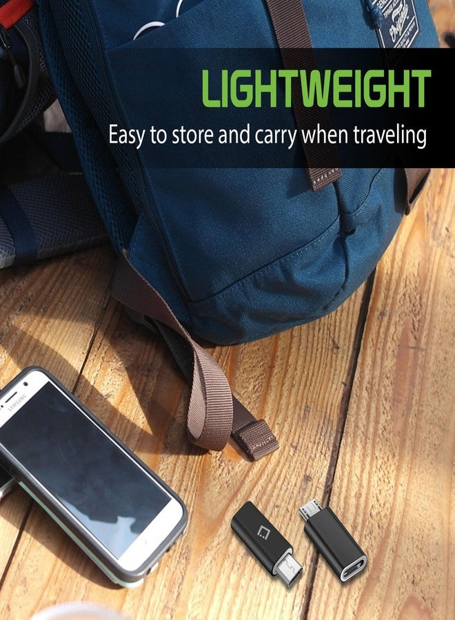 Cellet Micro USB to USB-C (Type-C) USB-C 3.1 to Micro USB Female Adapter, Connector, Converter Compatible for Samsung Galaxy Note Motorola, LG, Google Pixel, MacBook Pro Air, iPad Pro (3 Pieces) - Image 4