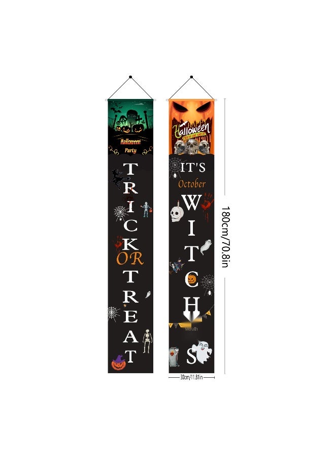 NIBEMINENT Halloween Horror Theme Banner Decoration