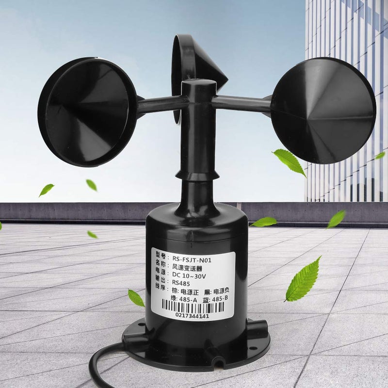 Compact Outdoor Wind Speed Sensor Anemometer Transmitter 10 30V DC Durable Design Wide Measuring Range - Image 3