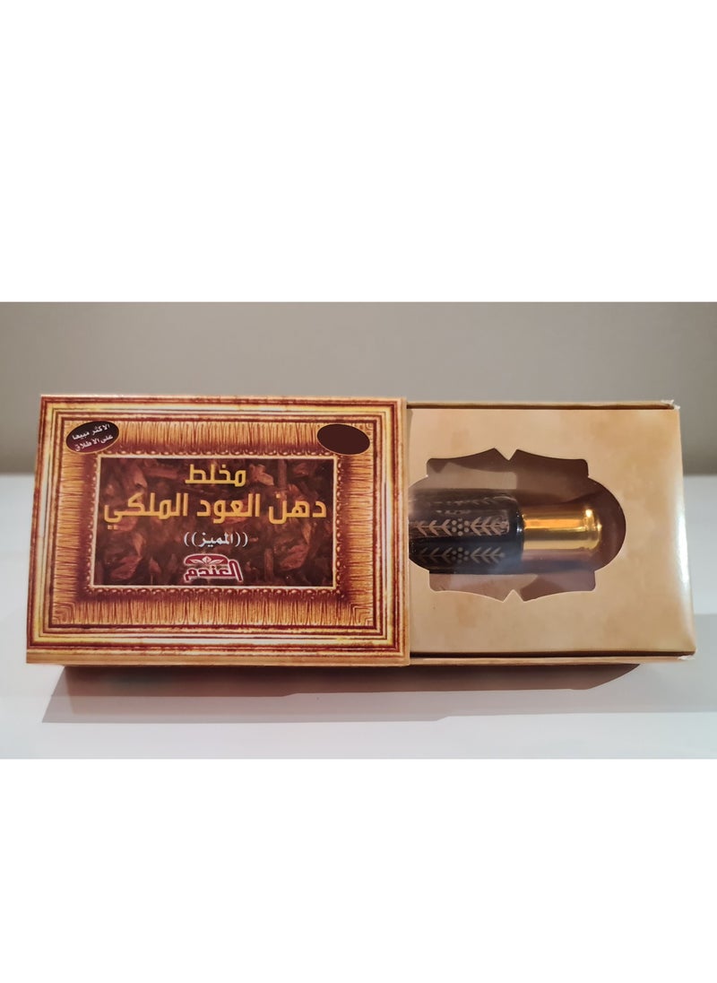 العندم مخلط دهن العود الملكي نص تولة ( 6 مل )  - Image 1