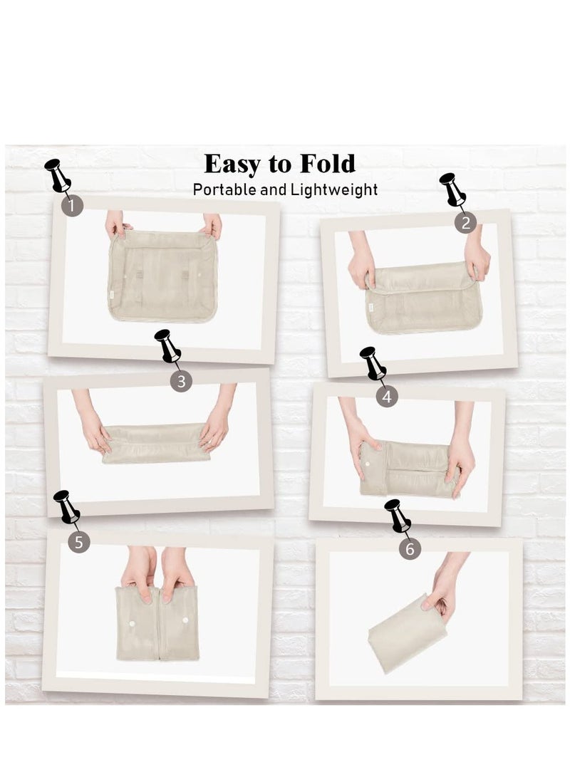 Excefore 8 Set Packing Cubes for Suitcases Travel Cubes Packing Luggage Organizers Accessories Bag Large Lightweight Waterproof Storage Bag Travel Gear with Toiletries Cosmetic Clothes Bag  - Image 5