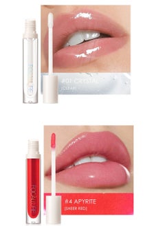 FOCALLURE 2 Pieces Of High Shine Lip Gloss 01 And 04  - Image 1
