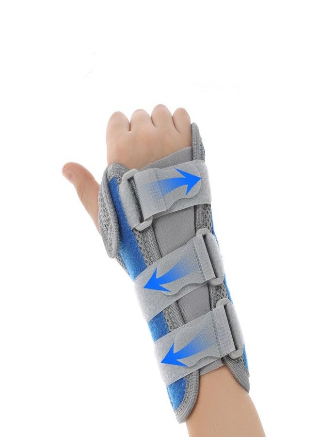 RousuMedi Kids Wrist Support Immobilizer Pediatric Wrist Brace Night Support With Splint To Aid Sprains Strains Support Tendonitis Carpal Tunnel Juvenile Arthritis (Left hand, Small) - Image 5