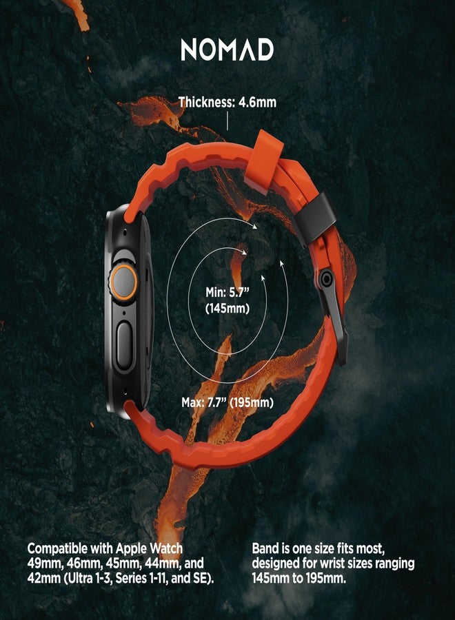 نوماد سوار نوماد روكي بوينت | لساعة أبل مقاس 42/44/45/49 مم | سوار ساعة فائق القوة، 42/44/45 مم، بلاستيك، بدون أحجار كريمة - Image 3