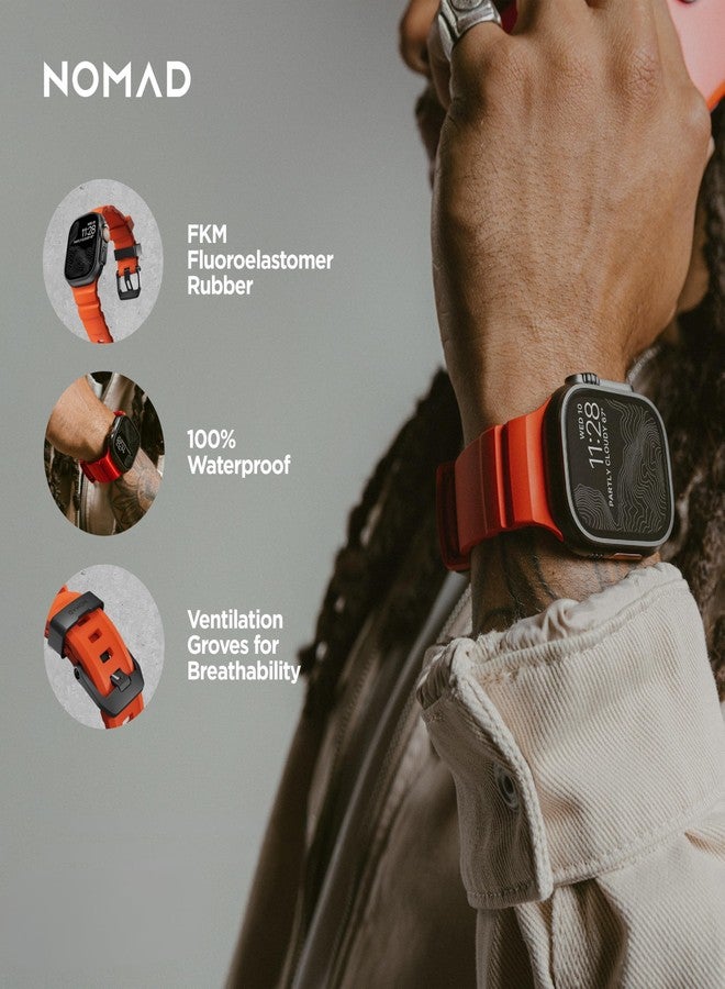 نوماد سوار نوماد روكي بوينت | لساعة أبل مقاس 42/44/45/49 مم | سوار ساعة فائق القوة، 42/44/45 مم، بلاستيك، بدون أحجار كريمة - Image 2