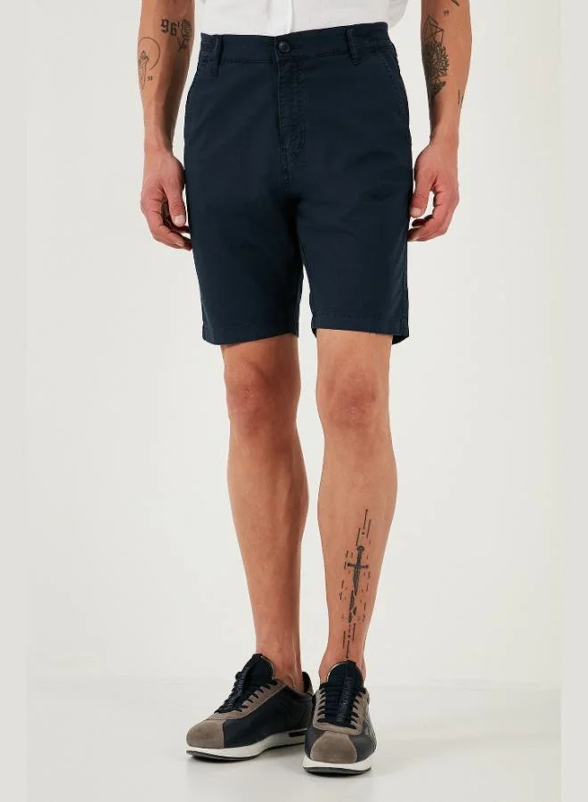 Buratti Buratti Cotton Slim Tapered Bermuda Shorts Men's SHORTS 4503S67SMILANO