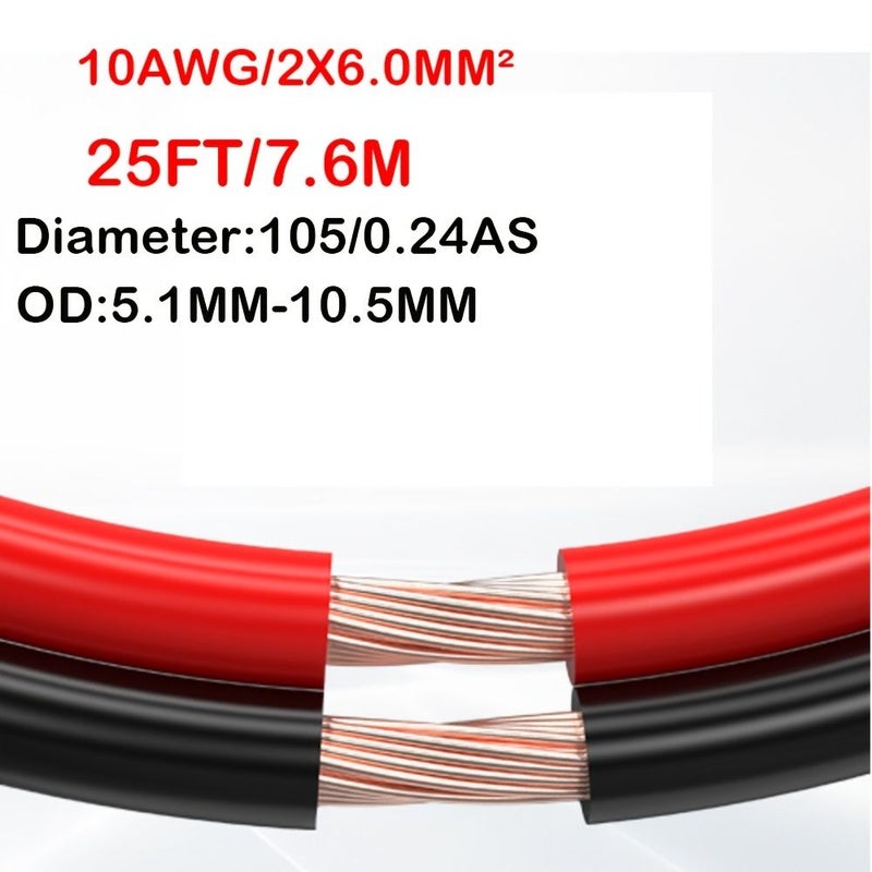 14 AWG 2 Conductor Parallel Wire Pure Bare Copper Electrical Wire 6.56 Feet Length - Image 2