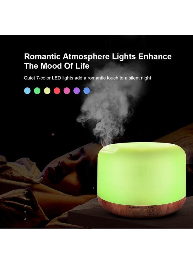 Marchred 300Ml Essential Oil Diffuser Remote Control Ultrasonic Aromatherapy Oil Diffusers Cool Mist Humidifier Waterless Autooff And 7 Led Light Colors For Bedroom Yoga Spa Baby - Image 4