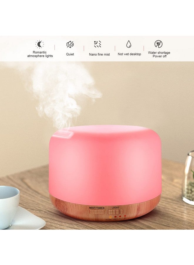 Marchred 300Ml Essential Oil Diffuser Remote Control Ultrasonic Aromatherapy Oil Diffusers Cool Mist Humidifier Waterless Autooff And 7 Led Light Colors For Bedroom Yoga Spa Baby - Image 3