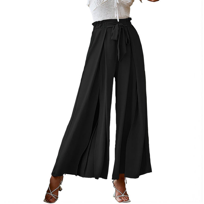 Highly Versatile Mix And Match Wide Leg Pants Multiple Colors Sizes Green S - Image 1