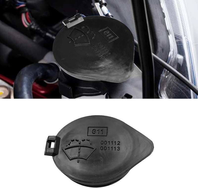 UZZH Windshield Wiper Washer Reservoir Fluid Tank Cap, Car Windscreen Washer Wiper Fluid Reservoir Water Tank Lid Bottle Cap Cover Replacement for Toyota, Venza, RAV4, Highlander, Lexus (Black) - Image 1