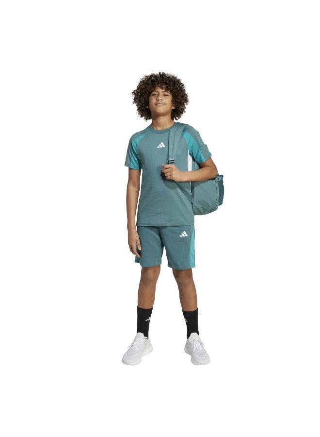 Adidas J Cb T Green Training T-Shirts For Junior 7-8Y - Image 4