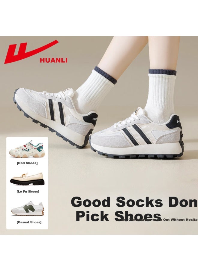 Pull Back Huili Mid-calf Socks, 7a Antibacterial And Odor-resistant Socks, White Socks, Sports Socks, Women's Socks, Spring And Autumn Cotton Socks For Wome - Image 5