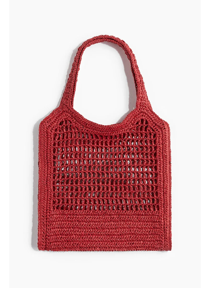 اتش اند ام Straw Tote Bag