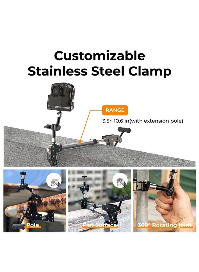 Brinno TLC2020 Construction Bundle, Time Lapse Camera Waterproof Housing ATH1000 & Mounting Clamp ACC1000P – HDR FHD, 99 Day Battery, 360-Degree Rotating Tripod Arm - BCC2000 Lite (2-Pack) - Image 4