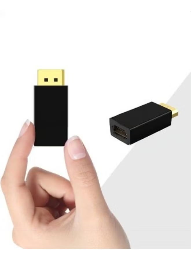 3-Pack DisplayPort to HDMI Adapter Set, 1080P/4K/3D DP to HDMI Converter, Gold-Plated DisplayPort Male to HDMI Female Adapter (Version 1.4) - Image 2