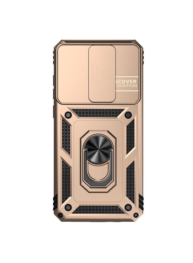 Case Cover For Xiaomi Redmi Note 8 Pro Sliding Camshield Holder Phone Case Gold