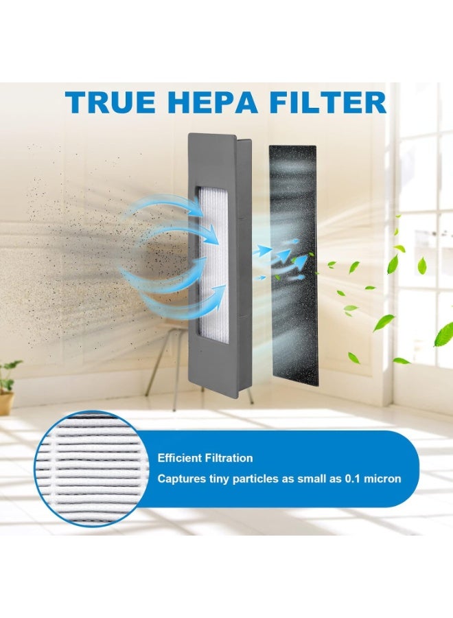 17 Pack Replacements Parts for Ecovacs Deebot Ozmo 920/950/T5/T8 T8MAX T8Power T8aivi T8+ T8/N8+/N8 Pro/ N8 Pro Plus Accessories, 2 Roller Brush, 10 Side Brush, 4 Filter, 1 Clean Brush - Image 4