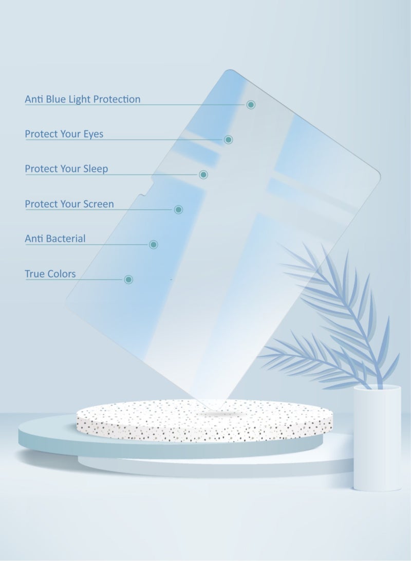 Wtech Samsung Galaxy Tab S9 Ultra 2023 Premium Series Anti Blue Ray/Light Tempered Glass Screen Protector (TSGPCN) - Clear - Image 5