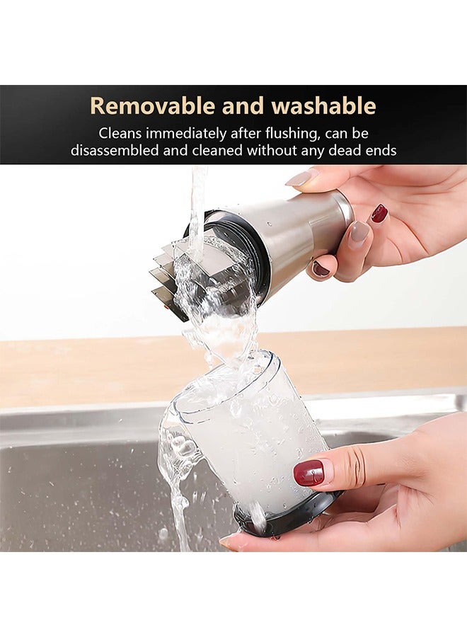 Manual Pressed Chopper Hand Press Food Chopper Pressed Garlic Chopper Manual Garlic Press for Mincing Garlic Onion Peppers Multifunctional Mini Chopper - Image 5