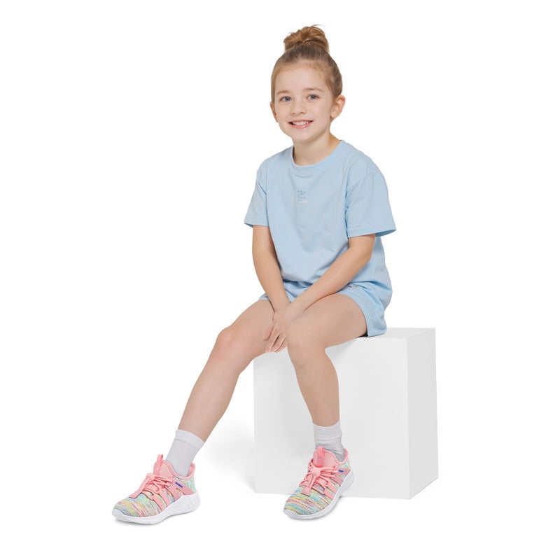 RUNSIDE Girls Tennis Shoes Lightweight Sports Kids Sneakers Lace-up for Running/Walking, Toddler/Little Kid/Big Kid - Image 2
