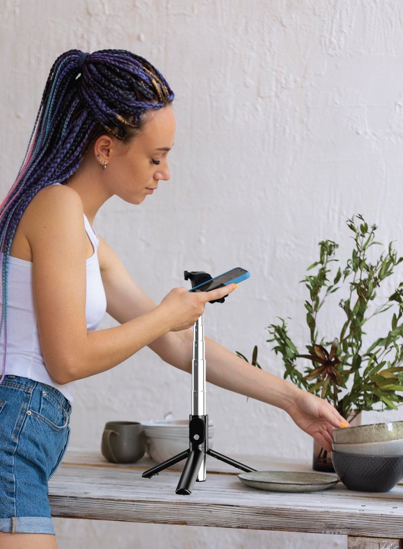 GREEN LION Tripod Selfie Stick - Black - Image 4