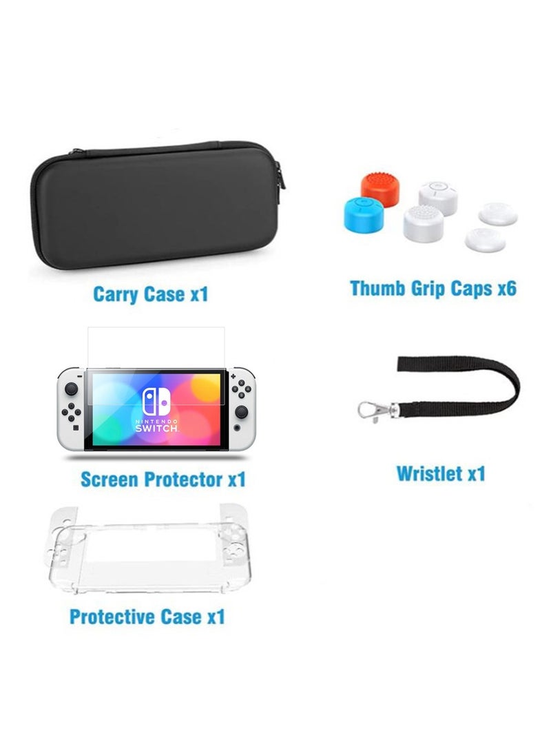 Loquat Carrying Case For Nintendo Switch with 8 Game Cards Holders - Black  - Image 2