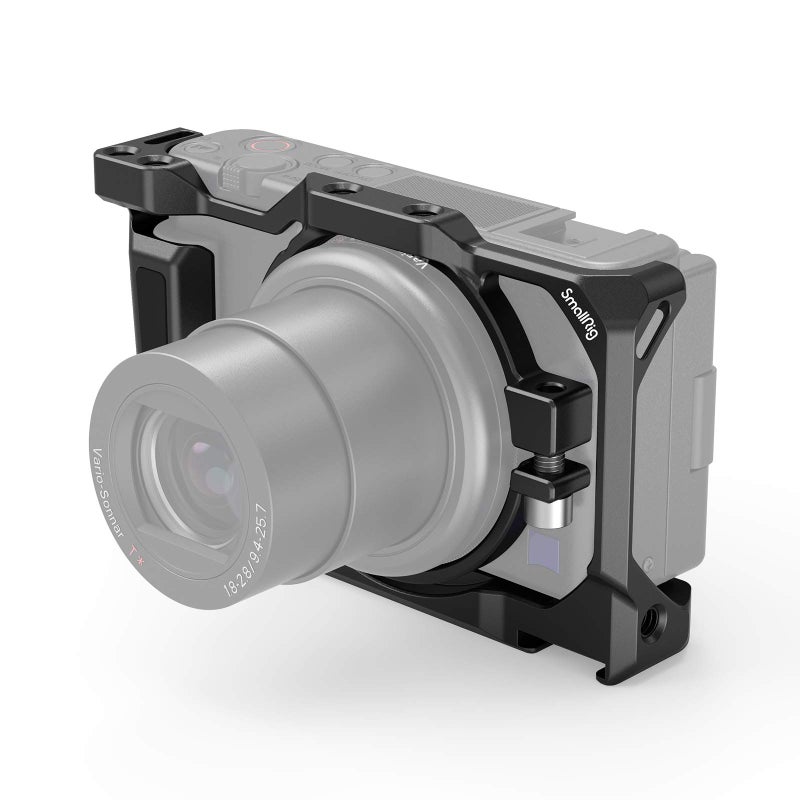 SMALLRIG Camera Cage for Sony ZV-1 II/ZV-1F / ZV-1 Camera, with Silicone Gel Grip, Cold Shoe Mount - Image 1