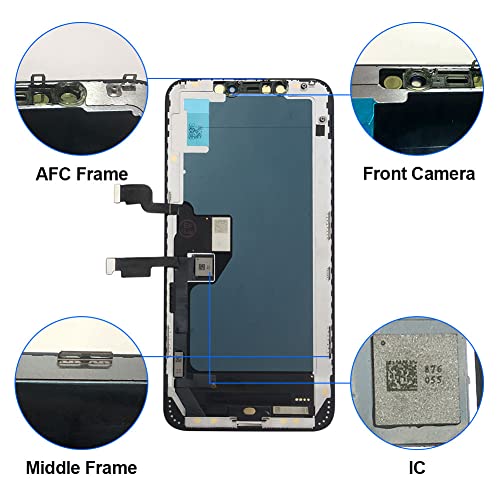 EFAITHFIX for iPhone Xs MAX OLED Screen Replacement [NOT LCD] 6.5 inch Display Digitizer 3D Touch Screen Full Assembly with Repair Kit Waterproof Adhesive Tempered Glass A1921/A2101/A2102/A2103/A2104 - Image 4