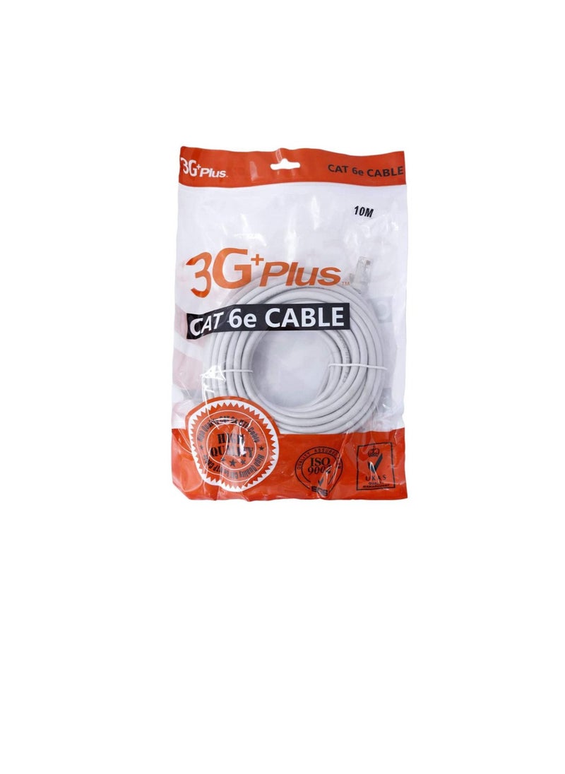 3g Plus CAT 6e 3G Plus Cable Compatible with PC and Laptop - 10m  - Image 2