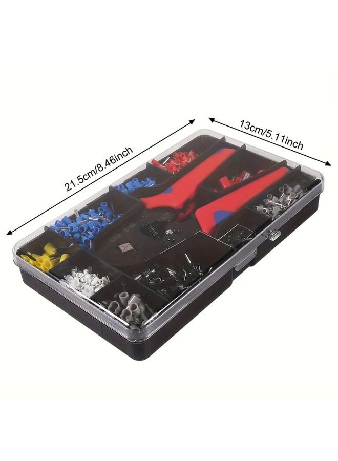 AOKIN HSC8 6 4A 1200pcs Heavy Duty Ratchet Crimping Tool Kit with Terminals - Image 1