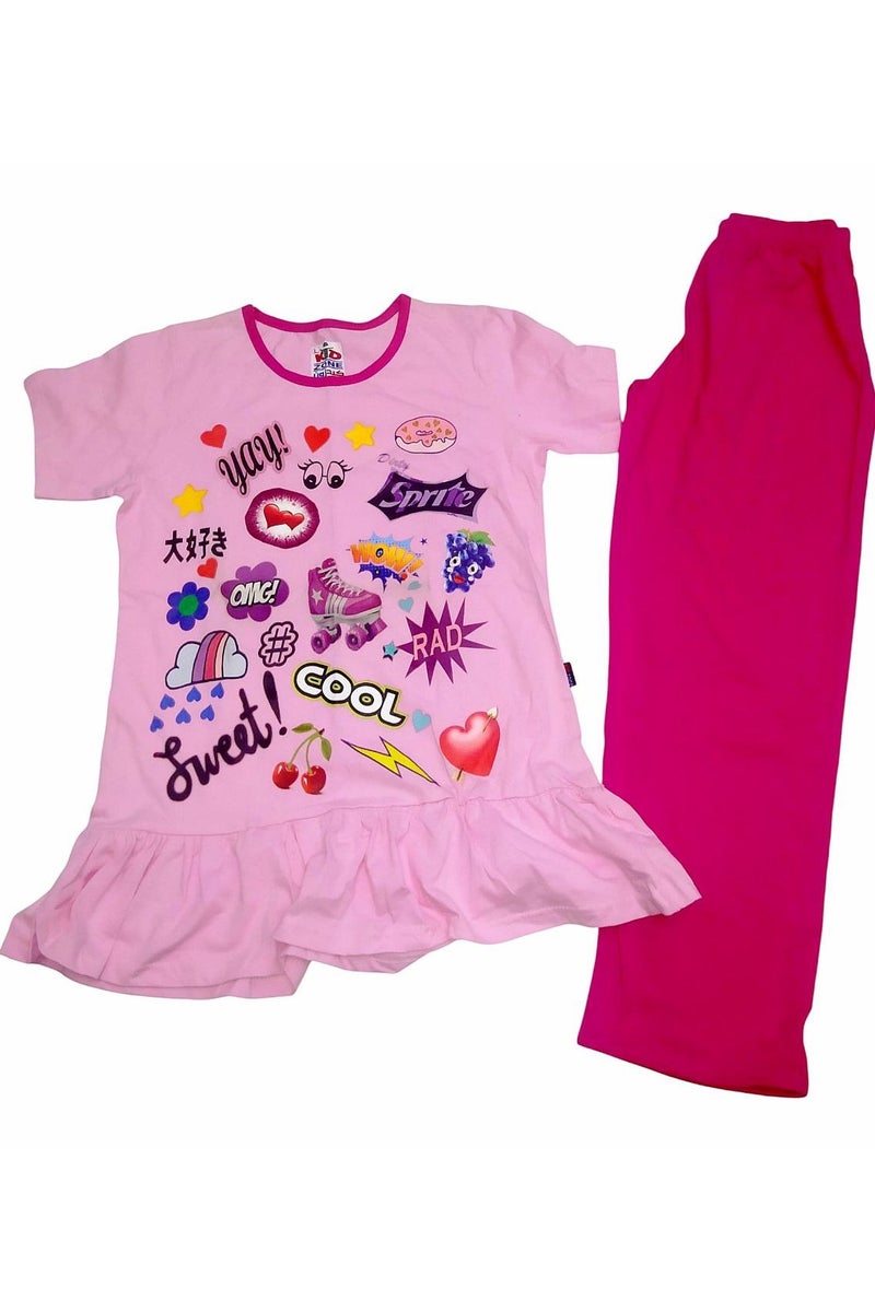 طقم بيجامات قطنية عصرية - Image 2