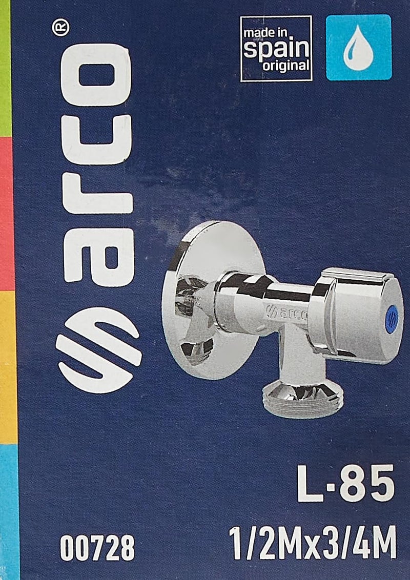ARCO Angle Valve 1/2-3/4 Inch For Dish Washer And Washing Machine - Made In Spain - Image 3