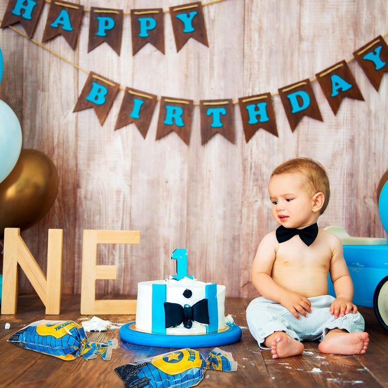 Epakh حقيبة سيلوفان شرطة 100 قطعة لحفلة الشرطة، أكياس هدايا، حلوى، أكياس معالجة زرقاء مع 100 رباط فضي لوازم عيد ميلاد الشرطي - Image 5