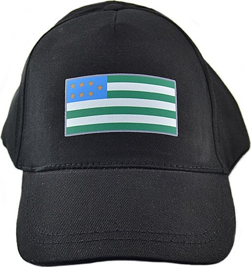 Anahtarlık Sepeti Keychain Basket North Caucasus Flag Printed Black Hat - Image 1