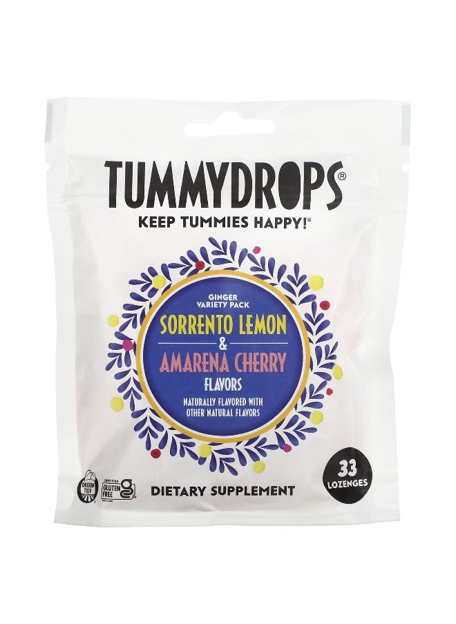 TUMMYDROPS Tummydrops, Organic Ginger Variety Pack, 33 Lozenges  - Image 1