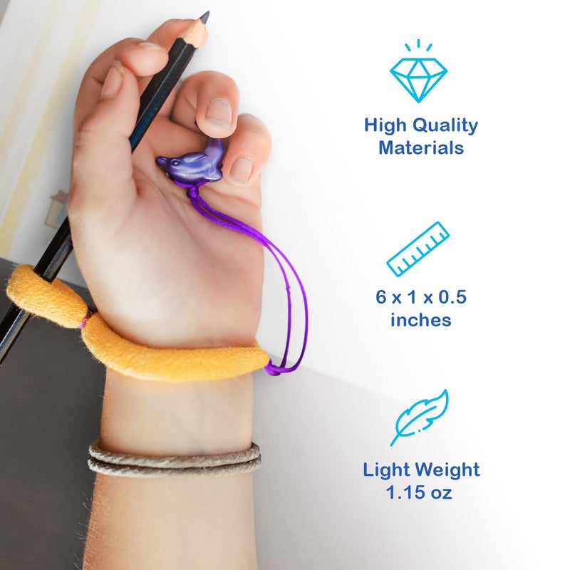 HandiThings The Original OT Invented & Patented HandiWriter  Hand Made in The USA  Handwriting Aid for a Proper Tripod Grip  Finger Position & Better Penmanship. Great for All Kids Kindergarten Age & Up (2 Pack) - Image 2