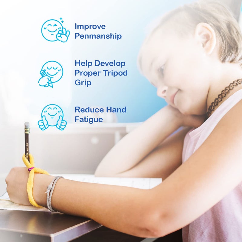HandiThings The Original OT Invented & Patented HandiWriter  Hand Made in The USA  Handwriting Aid for a Proper Tripod Grip  Finger Position & Better Penmanship. Great for All Kids Kindergarten Age & Up (2 Pack) - Image 3