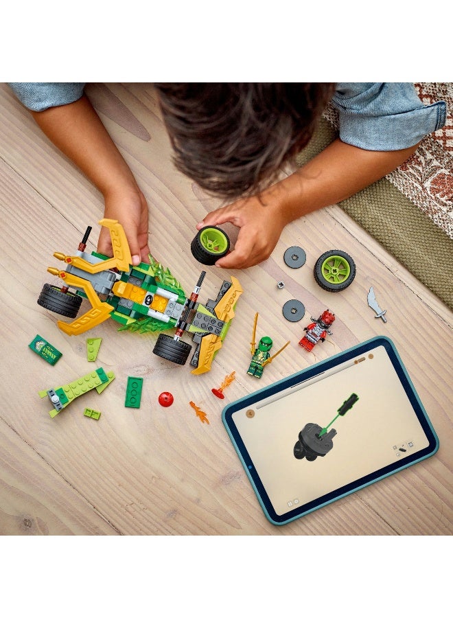 LEGO مجموعة بناء سيارة سباق ليدو من LEGO NINJAGO 71828 (181 قطعة) - Image 4