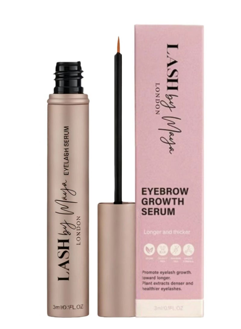 لاش من مايا Lash by Maya Serum ، Lash الأصيلة الرسمية من Maya London ، مصل نمو الرموش ، تعزيز الرموش ، خالية من القسوة ، 3 مل. - Image 1