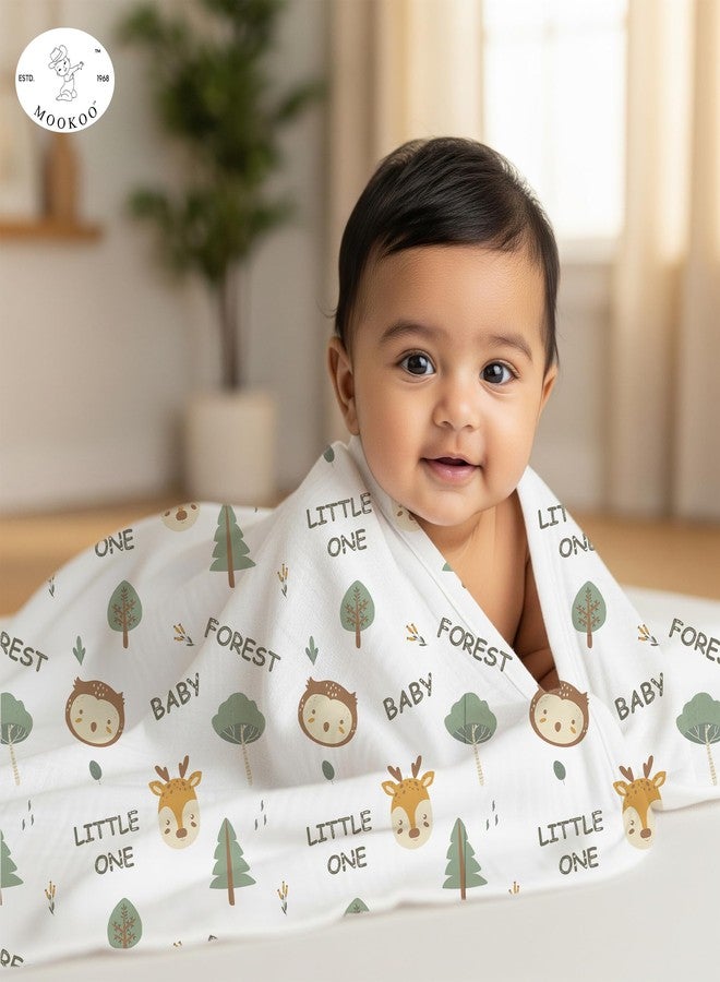 Mookoo Muslin Bath Towels for Baby | Ultra Soft Cotton Baby Towel | Quick Dry Muslin Wrap | Pack of 3 | Bat+Pumpkin +Owl - Image 2