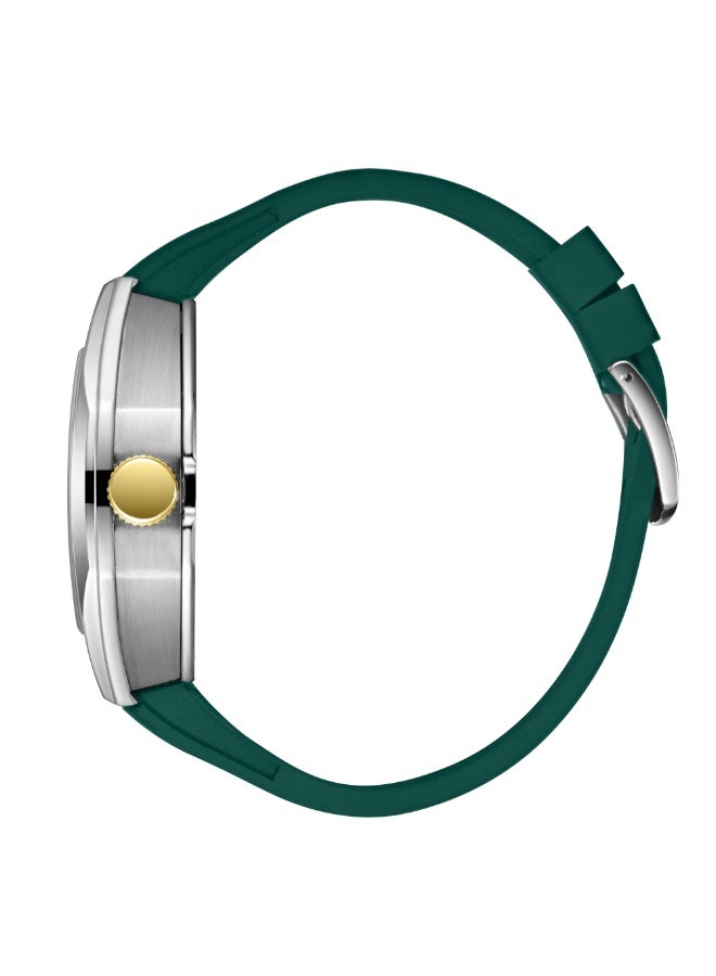 Lee Cooper ساعة أنالوج سيليكون للرجال LC08264.375 - 42x54.4 مم - Image 3