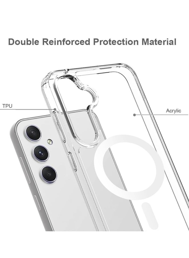 MIGOFAST Case for Samsung Galaxy S24 Plus 5G 2024, Magnetic Cover Compatible with MagSafe, Hard Back Slim Shockproof Bumper, Support Wireless Charging - Image 5