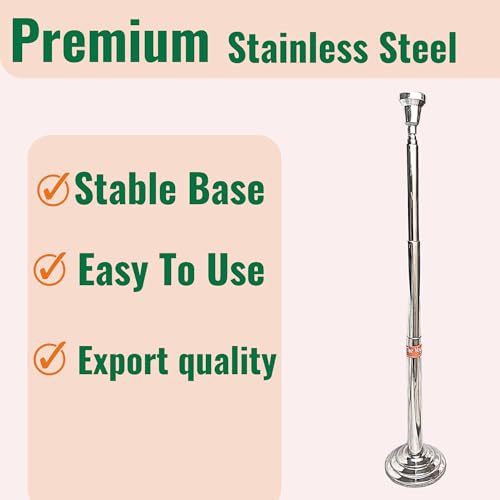 The Yogis™Premium Steel Trataka Candle Stand with Candle and Eye Wash Cup - Image 3